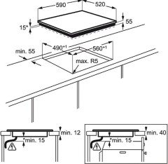 Индукционная варочная панель Electrolux EHD 60020 X
