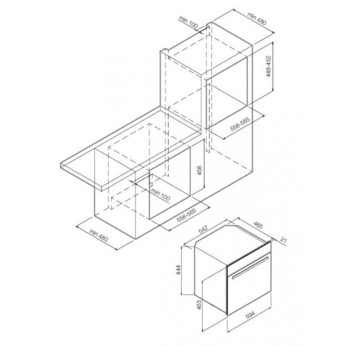 Встраиваемая микроволновая печь Graude MWG 45.0 W