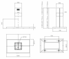 Кухонная вытяжка KitchenAid KEIPP 12020
