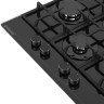 Газовая варочная панель MEFERI MGH604BK GLASS ULTRA