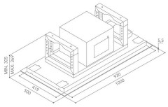 Островная вытяжка KitchenAid KEICD 10010