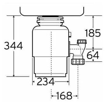 Измельчитель пищевых отходов In Sink Erator Supreme 200
