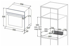 Электрический духовой шкаф Zigmund Shtain E 148 W