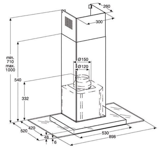 Кухонная вытяжка Electrolux EFC 90246 X
