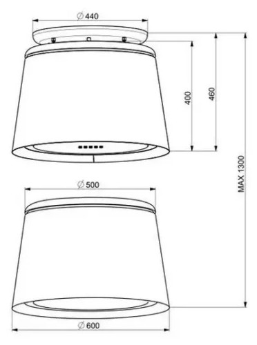 Кухонная вытяжка Faber Celine Plus CG Matt