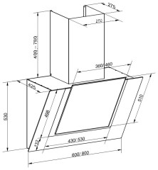 Кухонная вытяжка Kaiser AT-8409 FW