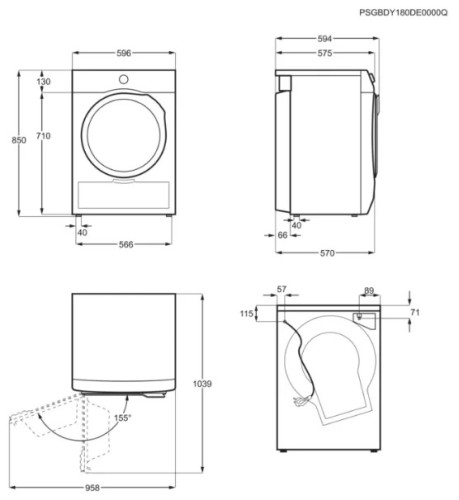 Сушильная машина Electrolux EW6CR527P