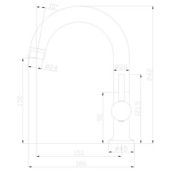 Смеситель для кухни Rossinka X25-24U