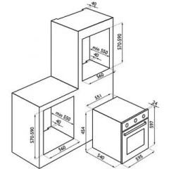 Электрический духовой шкаф Ardesia HX 080 X2