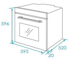 Электрический духовой шкаф Gorenje BOS6737E20FBG