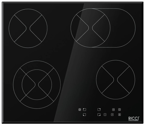 Электрическая варочная панель RICCI DTL-D46201B