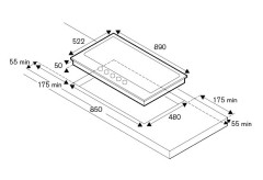 Газовая варочная панель Bertazzoni P905CPROX