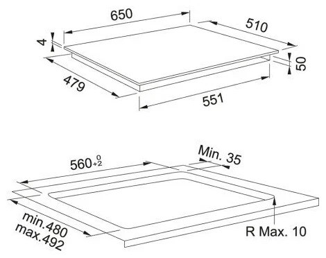 Индукционная варочная панель Franke FSM 654 I BK 108.0606.107