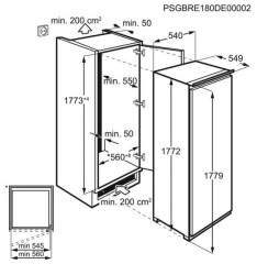 Встраиваемая морозильная камера Electrolux RUT 6NF18 S