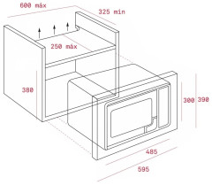 Встраиваемая микроволновая печь Teka ML 820 BIS