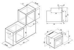 Электрический духовой шкаф Fornelli FEA 45 Corrente WH