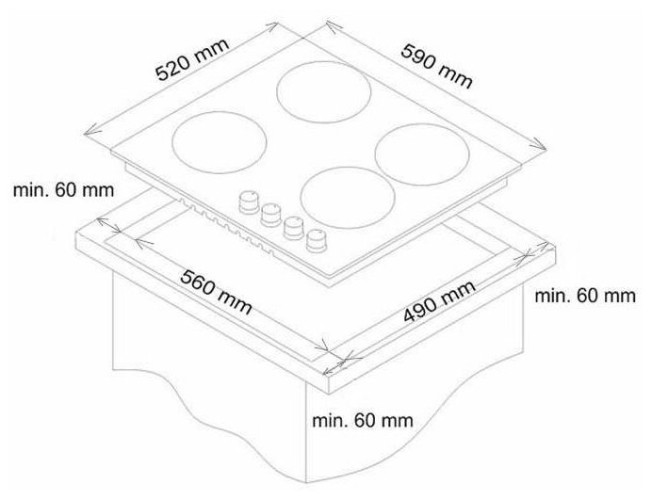 Комбинированная варочная панель Simfer H 60Q22 M516