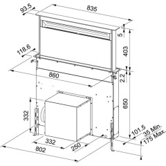 Встраиваемая вытяжка Franke FS DW 866 110.0377.354 чёрный