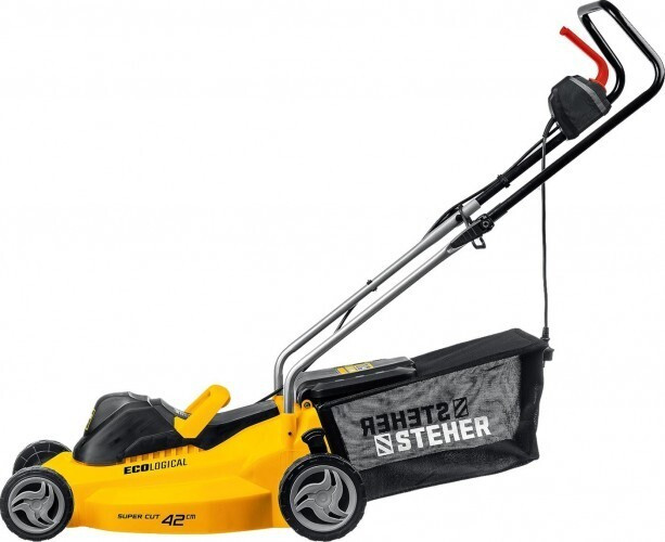 Газонокосилка электрическая Steher 2000Вт ш/с 42 см