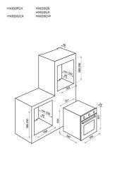 Газовый духовой шкаф Ardesia HX 020GGX