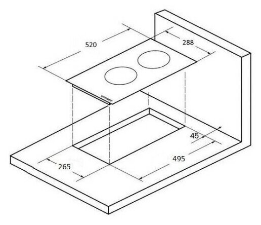 Индукционная варочная панель Monsher MHI 3001