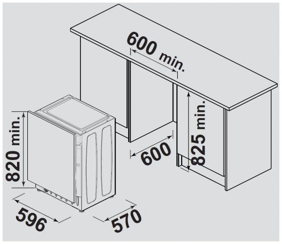 Встраиваемая стиральная машина Candy CBWD 8514 TWH-07
