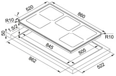 Индукционная варочная панель Franke FHFS 865 1I 2FLEX ST BK