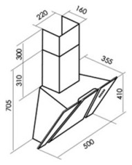 Кухонная вытяжка MBS Viola 150