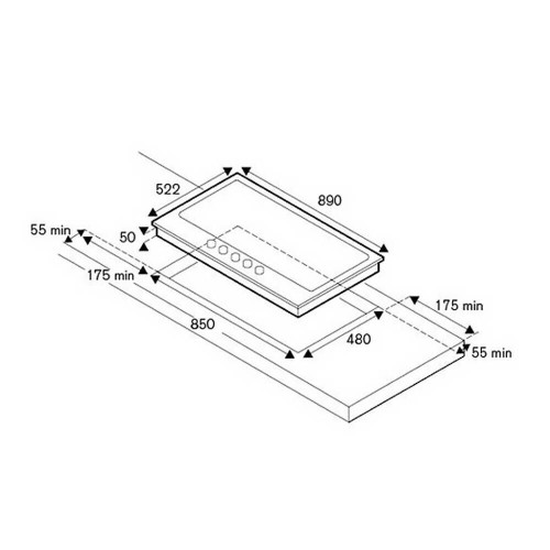 Газовая варочная панель La Germania P905CLAGX