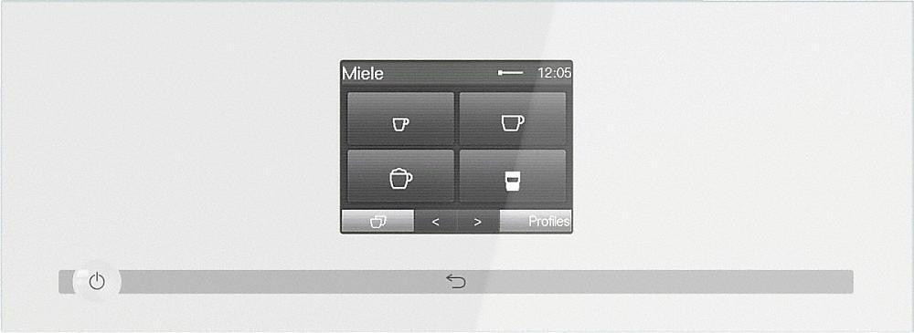 Кофемашина Miele CM 7350 CoffeePassion Brilliant White, бриллиантовый белый